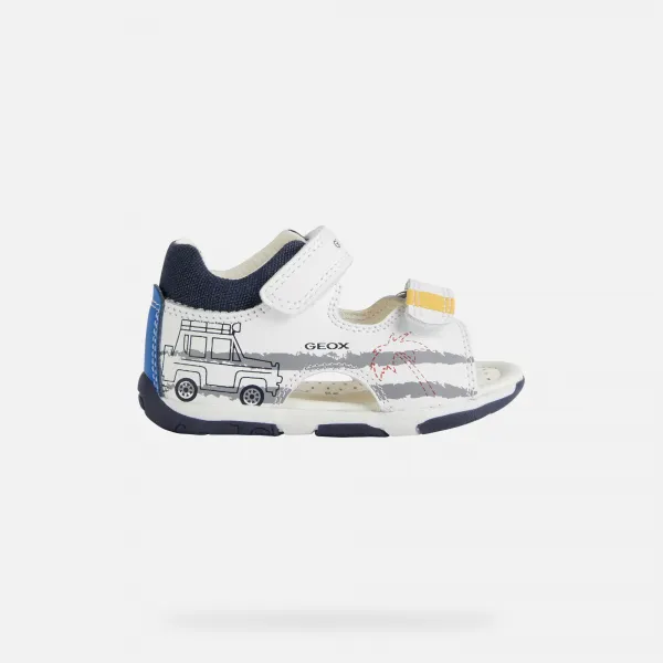 Boys first steps Geox Tapuz White - Boys