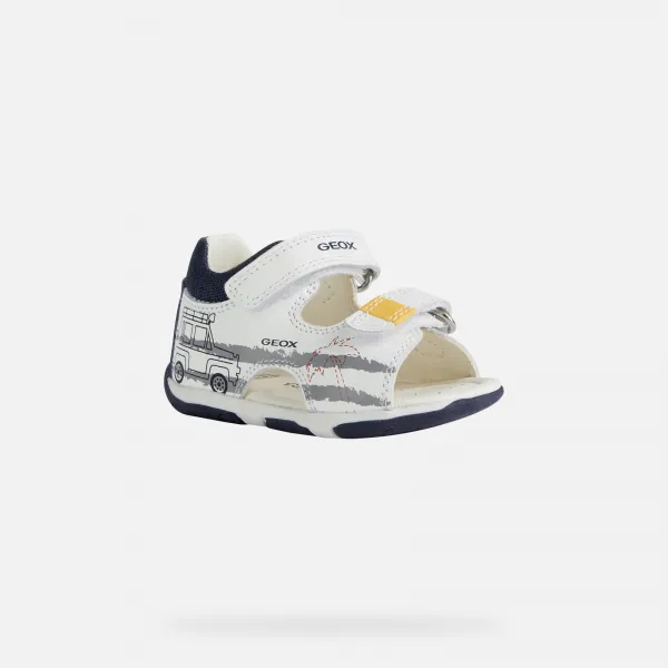 Boys first steps Geox Tapuz White - Boys