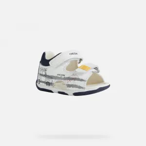 Boys first steps Geox Tapuz White - Boys