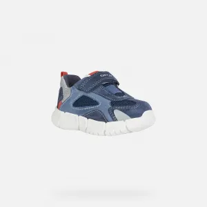 Dark blue boys' sneakers Geox Flexyper - Boys
