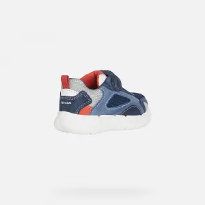 Dark blue boys' sneakers Geox Flexyper - Boys