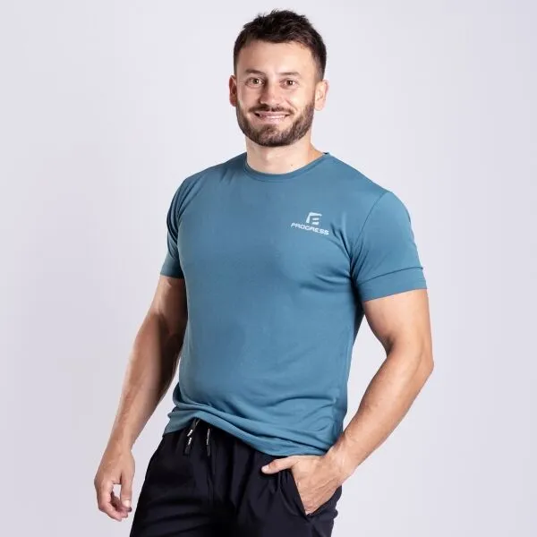 PROGRESS VANTAGE Pánske športové tričko, svetlomodrá, veľkosť