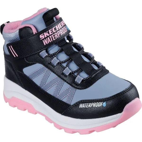 Skechers STORM BLAZER Detská outdoorová obuv, svetlomodrá, veľkosť