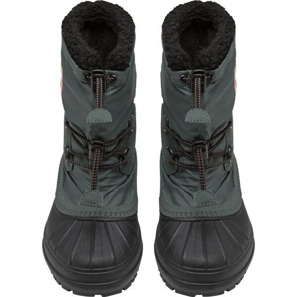 Helly Hansen JK VARANGER INSULATED Detské snehule, tmavo zelená, veľkosť 30