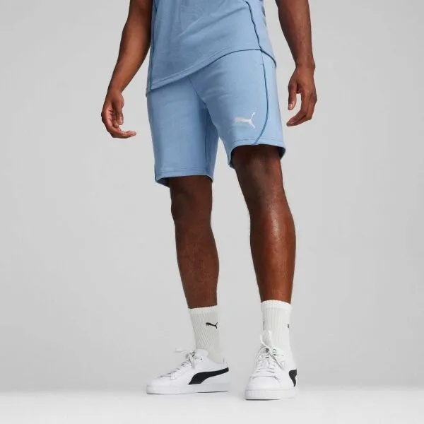 Puma TEAMFINAL CASUALS SHORTS Pánske športové kraťasy, svetlomodrá, veľkosť