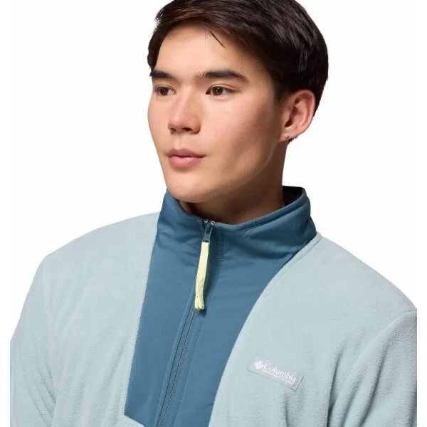 Columbia SEQUOIA GROVE FULL ZIP FLEECE Pánska flísová mikina, svetlomodrá, veľkosť