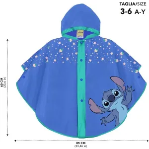 PERLETTI RAINCOAT Detský pršiplášť, modrá, veľkosť