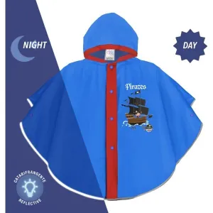 PERLETTI RAINCOAT Detský pršiplášť, modrá, veľkosť