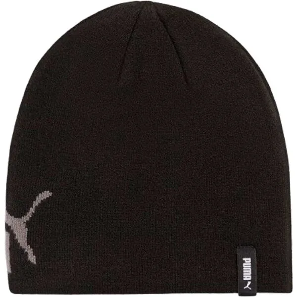 Puma ESSENTIALS MID CROWN CUFFLESS BEANIE JR Detská zimná čiapka, čierna, veľkosť