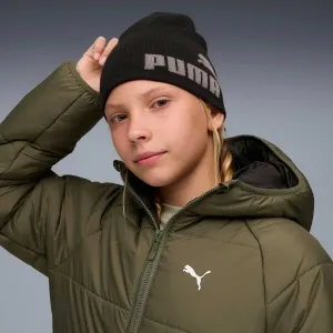 Puma ESSENTIALS MID CROWN CUFFLESS BEANIE JR Detská zimná čiapka, čierna, veľkosť