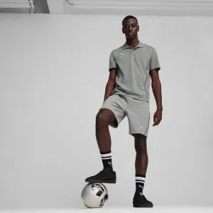 Puma TEAMFINAL CASUALS SHORTS Pánske športové kraťasy, sivá, veľkosť