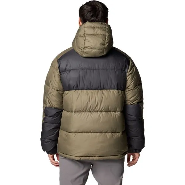 Columbia PIKE LAKE II HOODED JACKET Pánska bunda, khaki, veľkosť