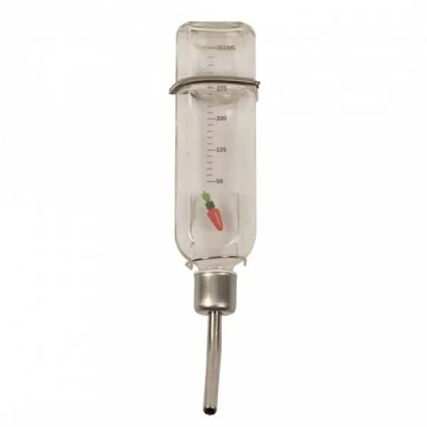 DUVO+ Sklenená napájačka pre drobné hlodavce -M 355ml