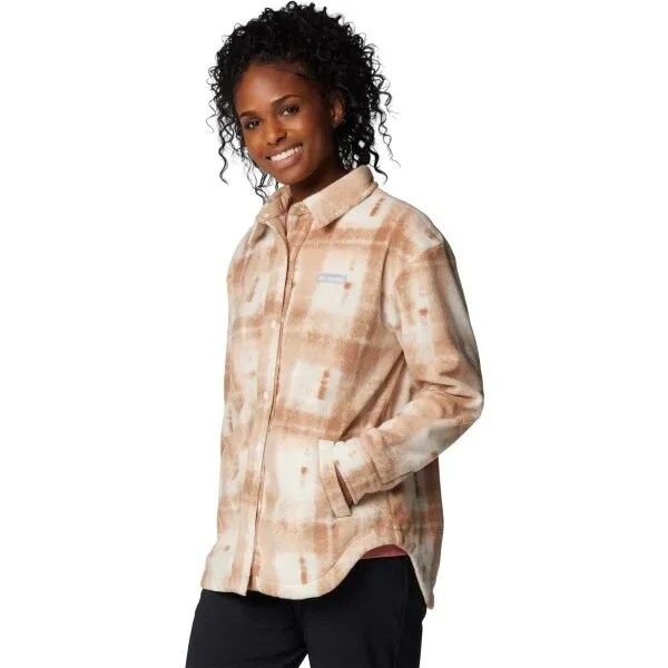 Columbia BENTON SPRINGS SHIRT JACKET II Dámska košeľa, béžová, veľkosť