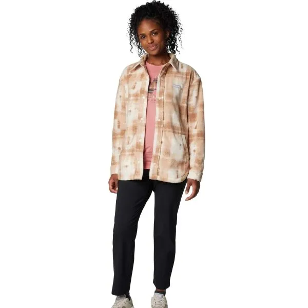 Columbia BENTON SPRINGS SHIRT JACKET II Dámska košeľa, béžová, veľkosť