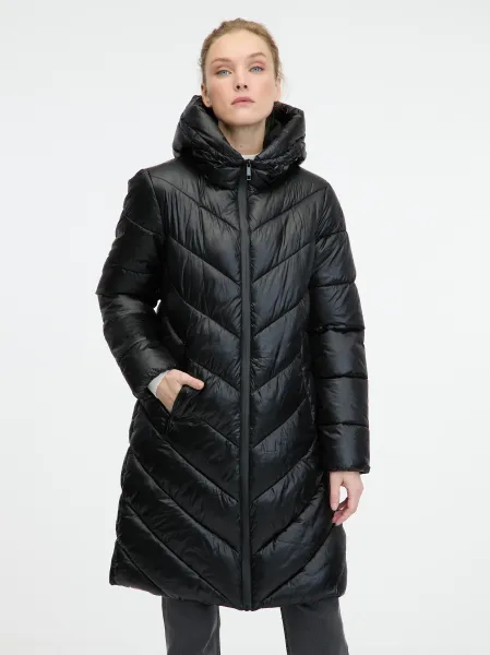 Black Women's Winter Jacket ORSAY - Women's