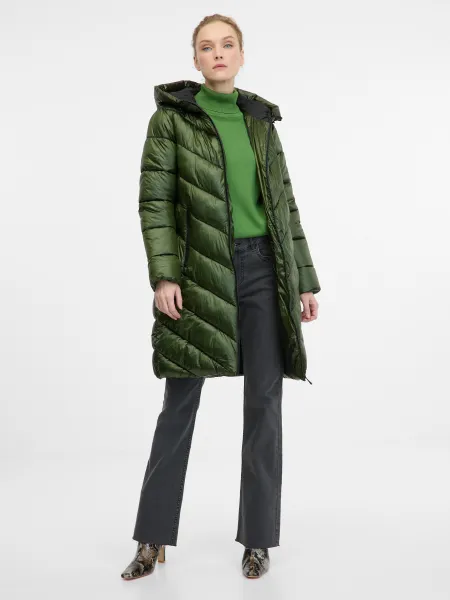 Green women's winter jacket ORSAY - Women's