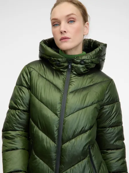 Green women's winter jacket ORSAY - Women's