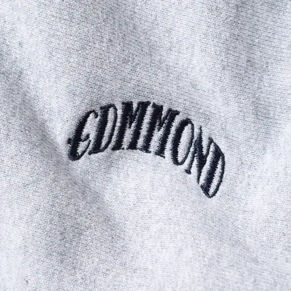 Edmmond Studios Core Logo Sweatshirt "Plain Grey Melange" (325-40-11840)