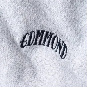 Edmmond Studios Core Logo Sweatshirt "Plain Grey Melange" (325-40-11840)