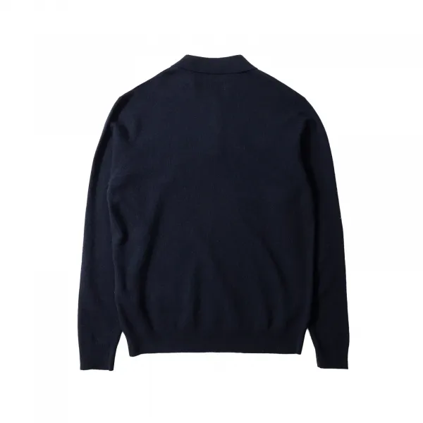 Edmmond Studios Wool Polo "Navy" (325-60-04590)