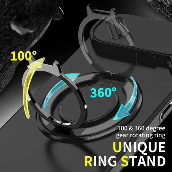 Camslide Stand obal, iPhone Air, čierny