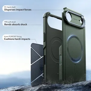 Kryt ESR Cyber Armor Kickstand, iPhone Air, zelený