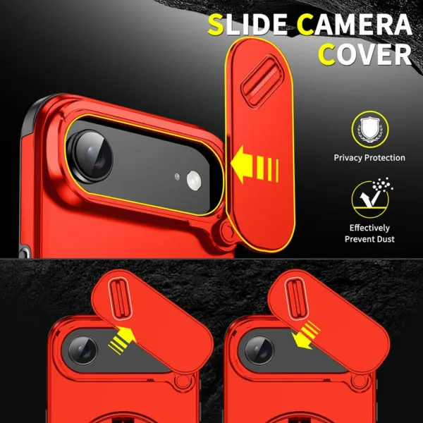 Camslide Stand obal, iPhone Air, červený