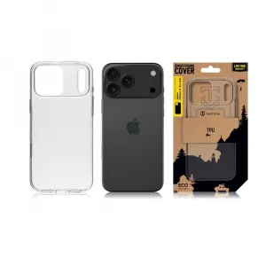 Tactical TPU obal pre iPhone 17 Pro Max, priesvitný