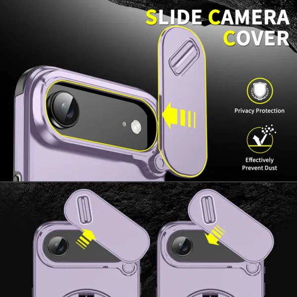 Camslide Stand obal, iPhone Air, fialový