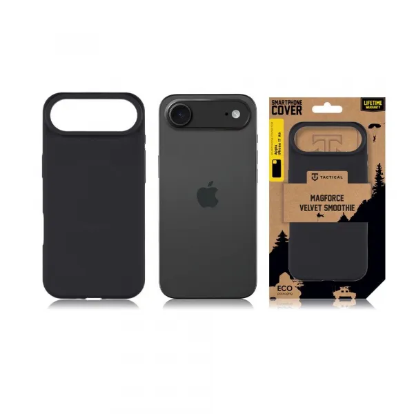 Tactical MagForce Velvet Smoothie kryt, iPhone Air, čierny