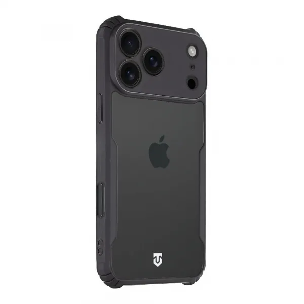 Tactical Quantum Stealth kryt, iPhone 17 Pro Max, čierny