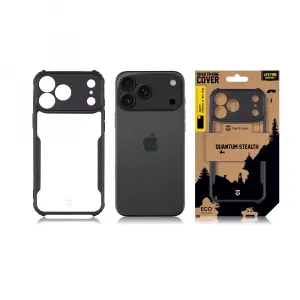 Tactical Quantum Stealth kryt, iPhone 17 Pro Max, čierny