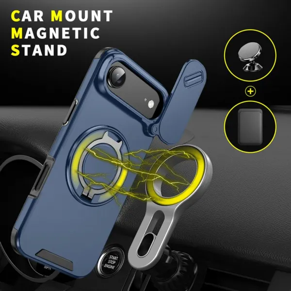 Camslide Stand obal, iPhone Air, modrý
