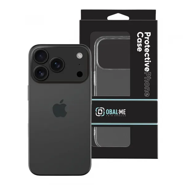 OBAL:ME TPU Kryt pre iPhone 17 Pro, priehľadný