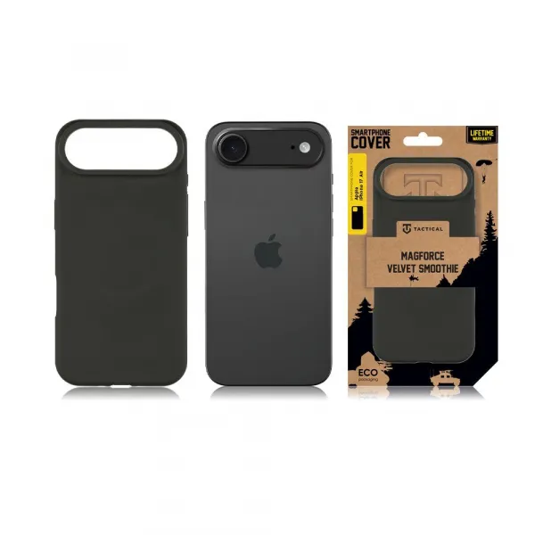 Tactical MagForce Velvet Smoothie kryt, iPhone Air, tmavo šedý