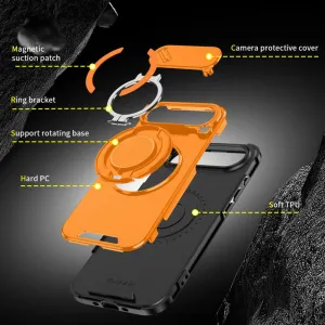 Camslide Stand obal, iPhone Air, oranžový