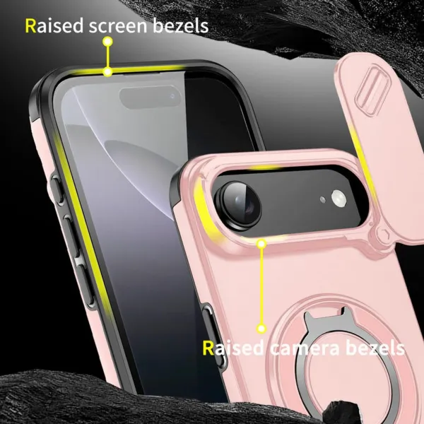 Camslide Stand obal, iPhone Air, ružový