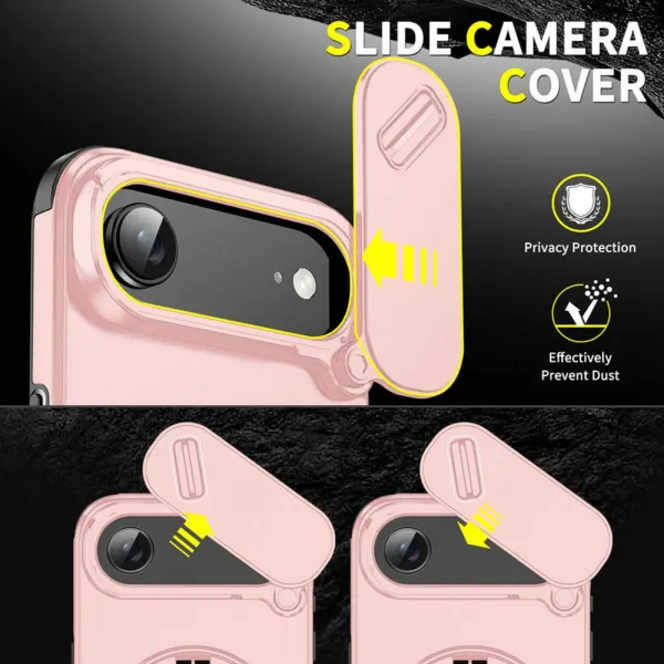 Camslide Stand obal, iPhone Air, ružový