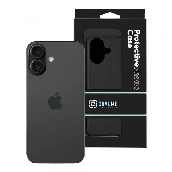 OBAL:ME SmoothTouch Puzdro pre iPhone 17, čierne