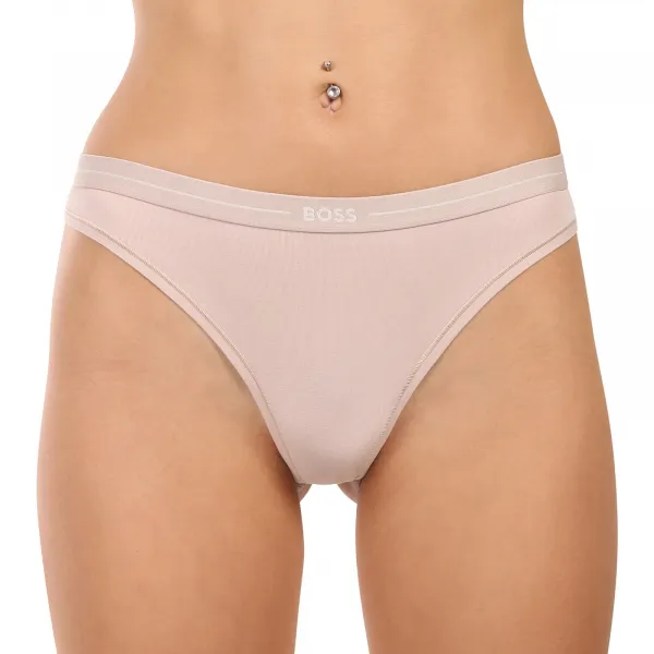 3PACK dámske tangá BOSS viacfarebné (50510030 965) S