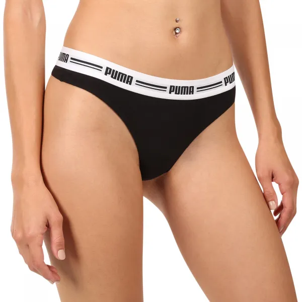 2PACK dámske tangá Puma čierne (603034001 200) S