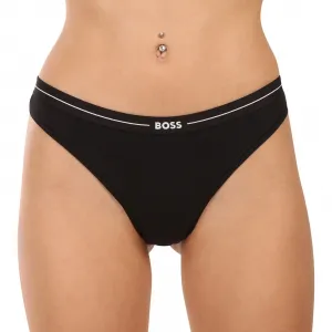 3PACK dámske tangá BOSS viacfarebné (50510030 966) M