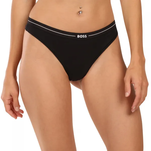 3PACK dámske tangá BOSS viacfarebné (50510030 966) M