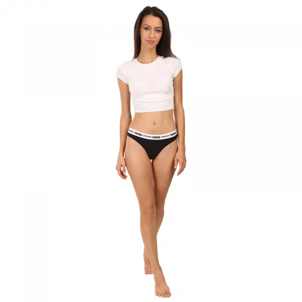 2PACK dámske tangá Puma čierne (603034001 200) S