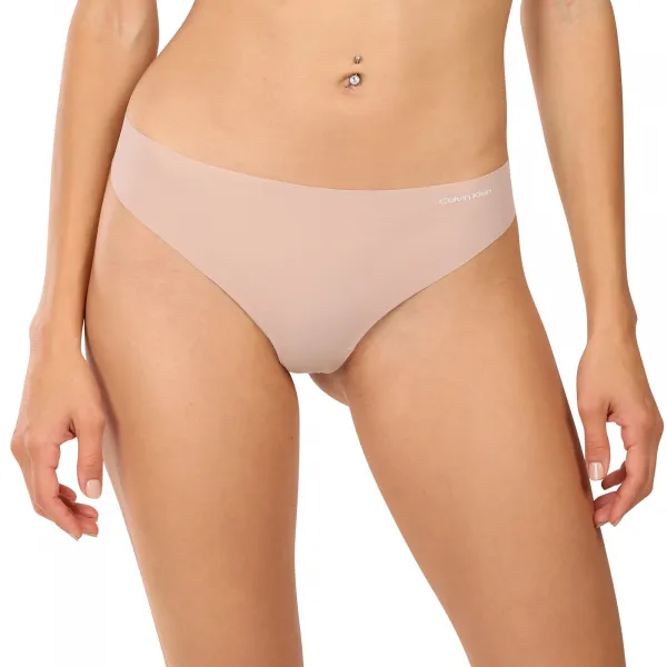 5PACK dámska tanga Calvin Klein bezšvové viacfarebné (QD3556E-31N) M
