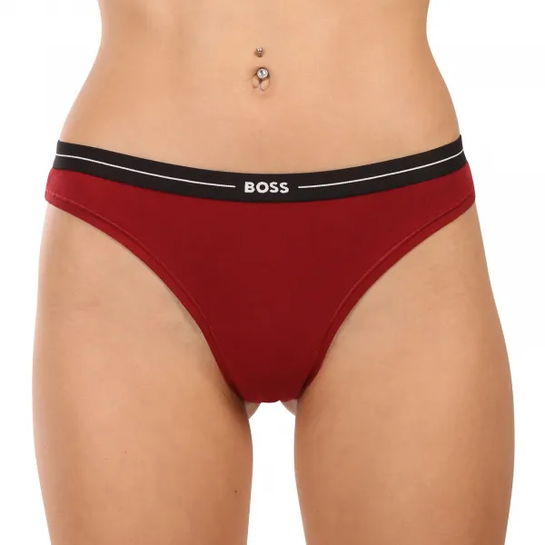 3PACK dámske tangá BOSS viacfarebné (50510030 966) M