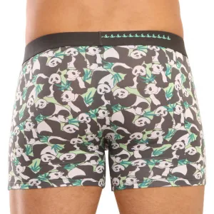 Pánske boxerky 69SLAM fit bamboo panda boo (MPBPBO-BB) S, trenky
