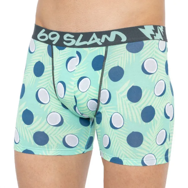 Pánske boxerky 69SLAM fit bamboo coco blue M, trenky