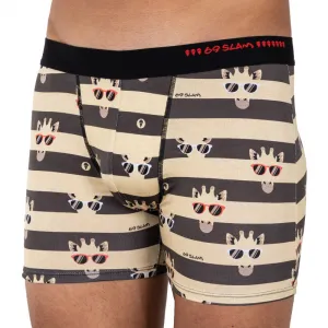 Pánske boxerky 69SLAM fit bamboo giraffe stripes S, trenky